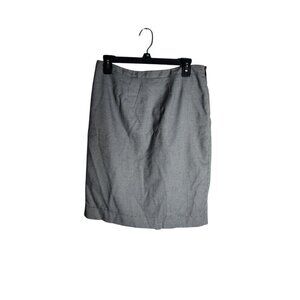 Worthington Womens Houndstooth Pencil Skirt Size 6 Black & White